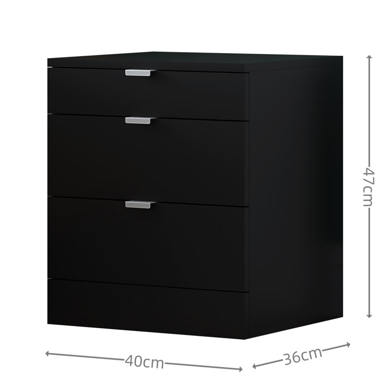 Marlyne Piece Bedroom Set, Black