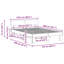 Bed Frame with Headboard Solid Pine Wood-1070559627-1070559633