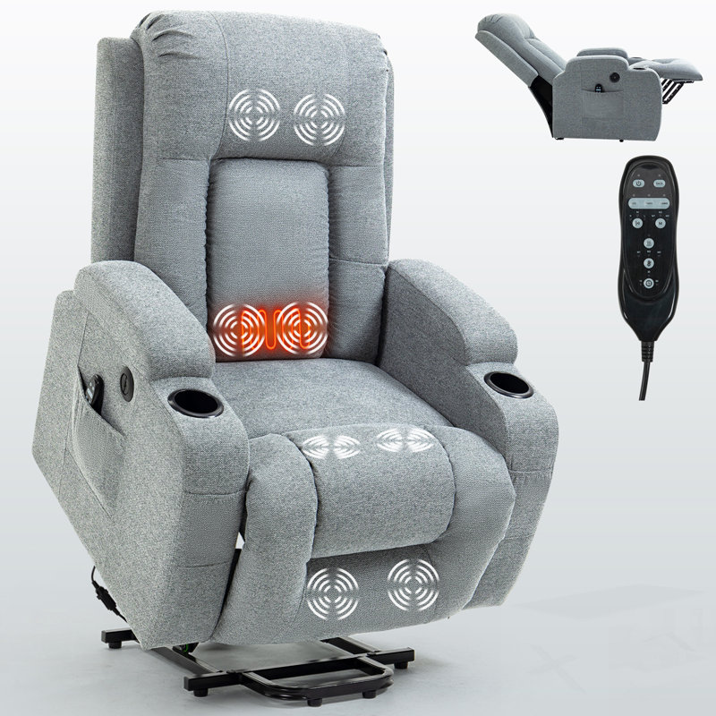 Fauteuil inclinable électrique à moteur Infinity Position, Gris