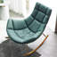 Chaise berçante en tissu Light Luxury Technology