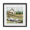 «Sheep Grazing at Barn», reproduction encadrée sous verre, conception de Susan Winget