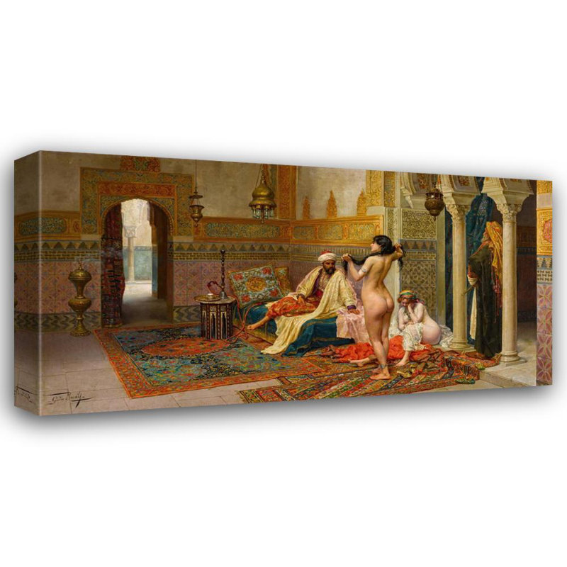 "The Favorite" par Giulio Rosati - Art mural sur toile tendue avec châssis, H 18 po x l 14 po
