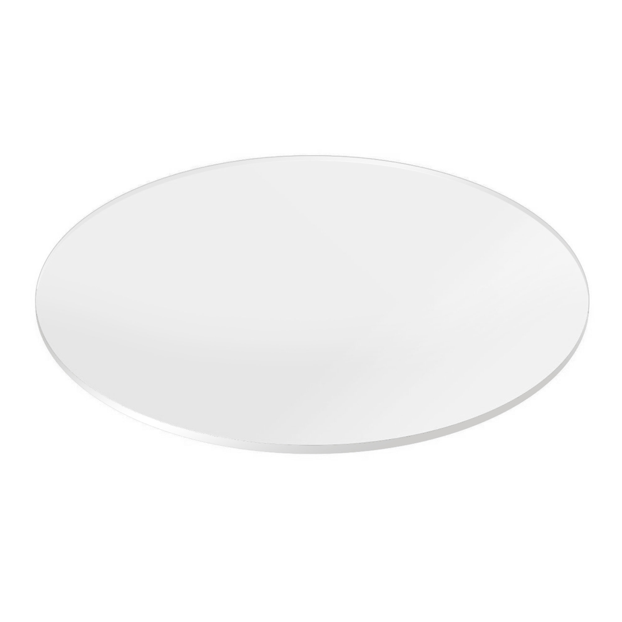 Latitude Run® Feuille ronde en acrylique, feuille de plexiglas transparent  de 48 po de diamètre et 1/4 po, disque à gâteau rond, plateau de table en  plexiglas Lucite - Wayfair Canada
