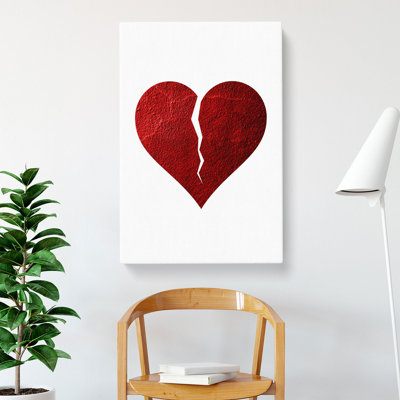 Broken Heart - Wrapped Canvas