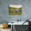 Toile épique Graffiti «Hudson River In Autumn» par JL Munro, 16 po x 12 po