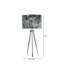 Table Lamp with Metal Base for Bedroom Furniture, Bedside Buffet Lamp with Linen Shade-105251408
