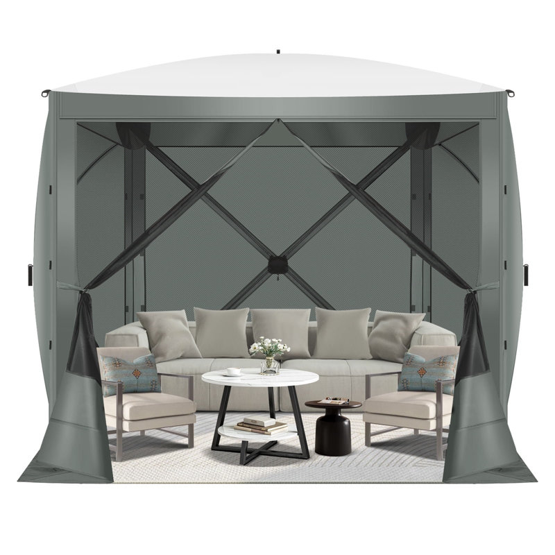 6'x6' Instant Pop-Up Gazebo Canopy , Gray
