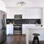 Humboldt Glass Semi Flush Mount
