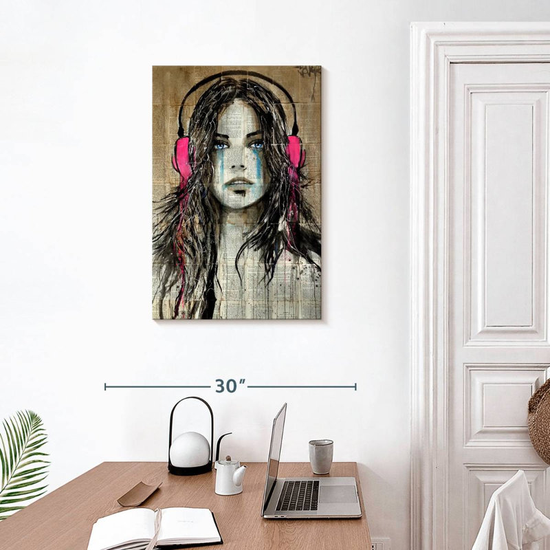 Leisha Wired For Sound, 30" H x 20" W