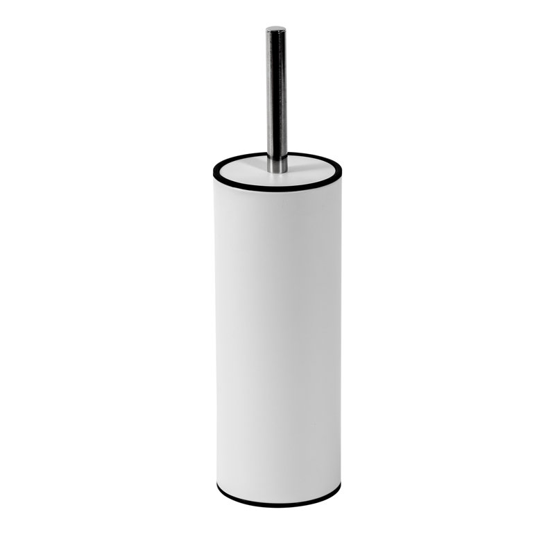 Jana Free-Standing Toilet Brush and Holder, White