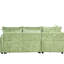 Canapé-lit modulaire convertible avec rangement, 2 coussins, ports électriques - Rangement ergonomique et chaleureux-1213618922