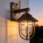 Bronze outdoor wall light with Motion sensor