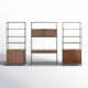 Loki 3 Piece Rectangular Writing Desk Office Set with Hutch
