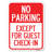 No Parking, Except For Guest Check-In/23625-57161644