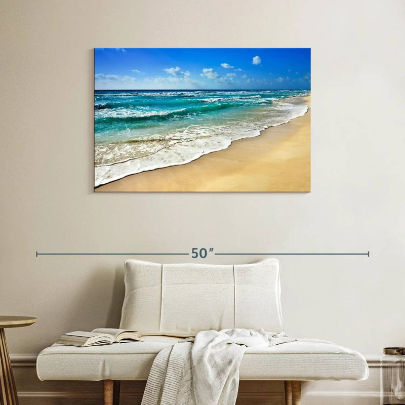Ravi Cancun Beach II, 26" H x 39" W