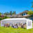 30x10ft White Canopy Outdoor Canopy Tent With 5 Removable Sidewalls for parties, weddings, graduations, and outdoor events
