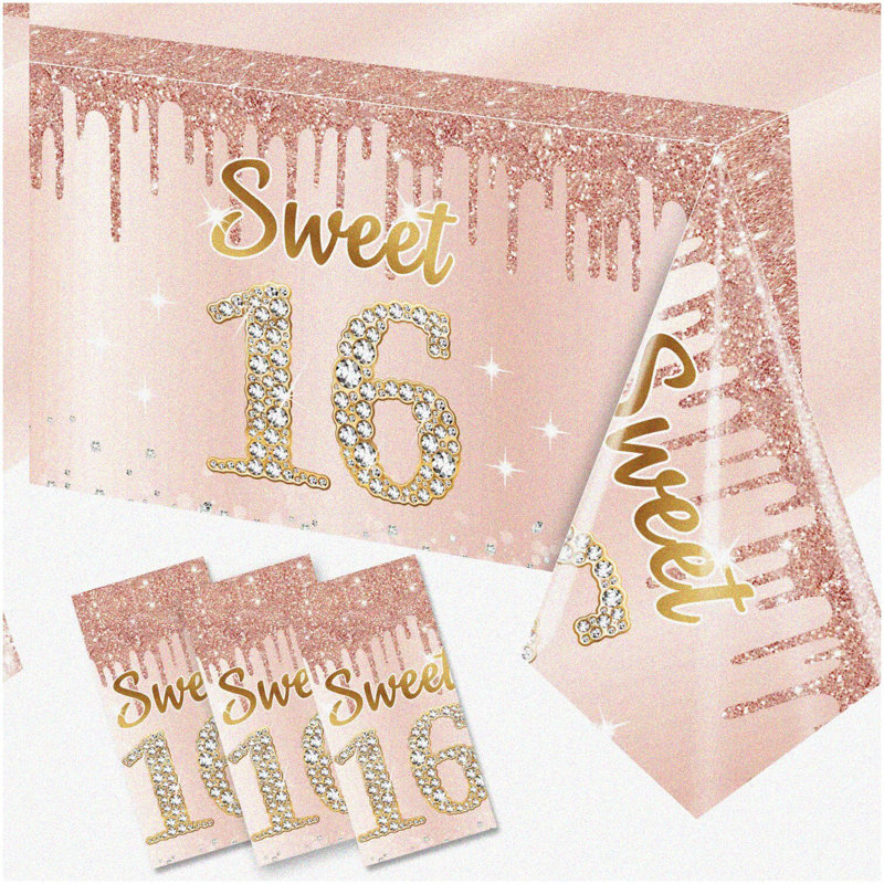 Rose Gold 16th Birthday Keepsake Guest Book