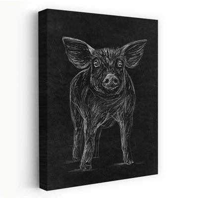 «Farm To Walls Pig», art animalier contemporain