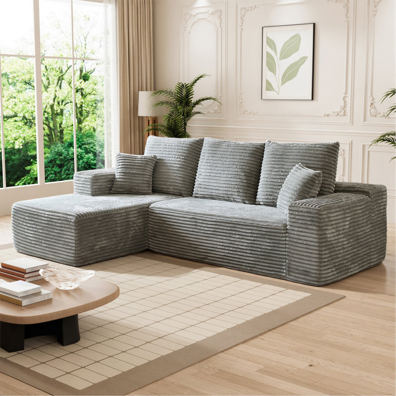 Canapé 107 po, Gris