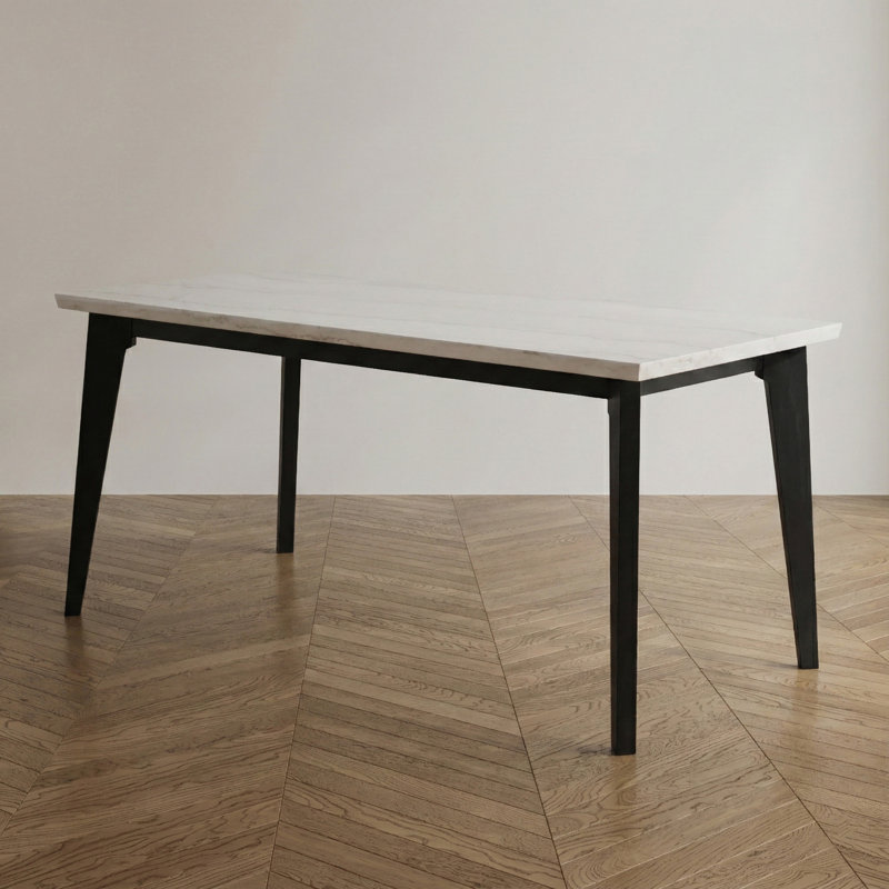 Woburn Rectangular Marble Dining Table, Counter Height (37" Height)