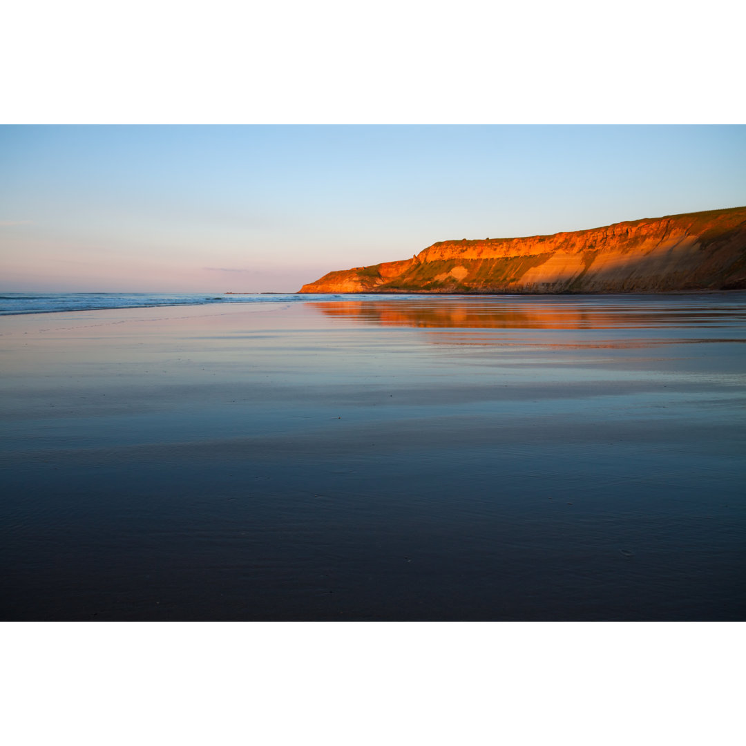 Englischer Sonnenuntergang in der Cayton Bay