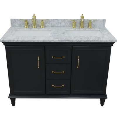 Cadnite 49'' Double Bathroom Vanity with Top