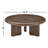 Harper Round Coffee Table In Walnut