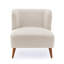 Fauteuil d'appoint Veda Boucle - blanc laiteux