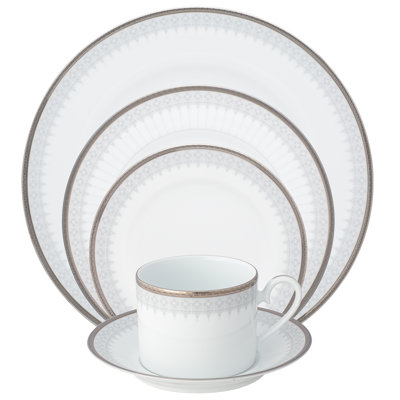 Couvert individuel 5 pièces Noritake Silver Colonnade