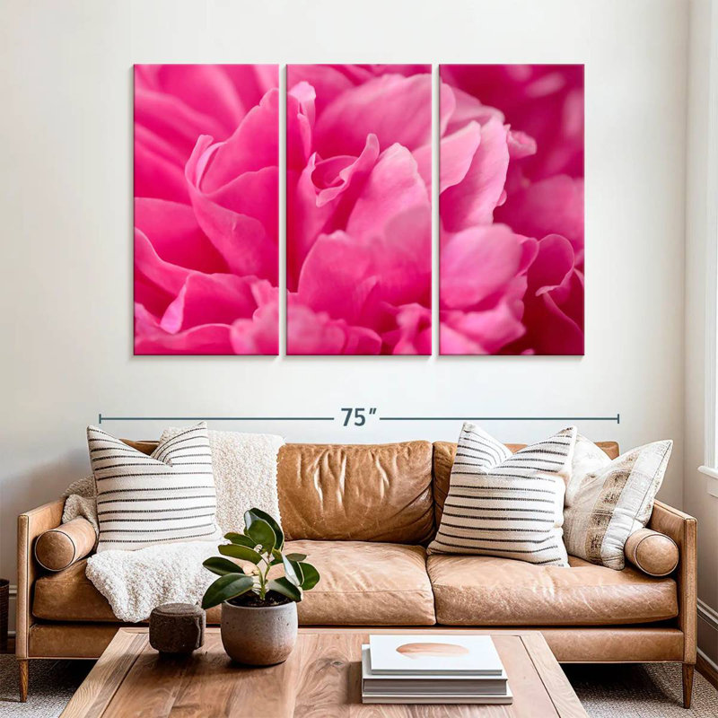 Pivoine rose Harnek, H 42 po x l 65 po