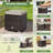 2-Pieces Patio Ottoman Set Outdoor Wicker Stool With Storage-989458074