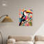 «Whimsical Toucan», art mural abstrait tropical par Art Remedy-104344956-104344953