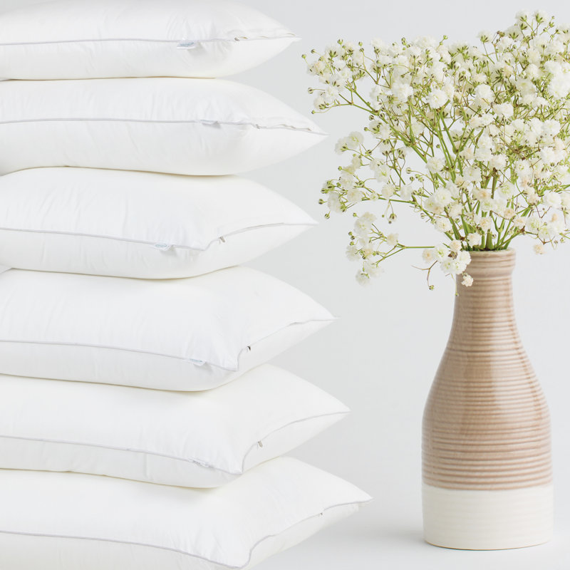 White Down Alternative Rectangular Throw Pillow Insert 16"x26"