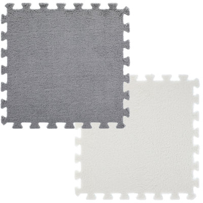 48 pièces de carreaux de sol en mousse: tapis de jeu en mousse emboîtable pour le salon, la chambre à coucher et la salle de jeux