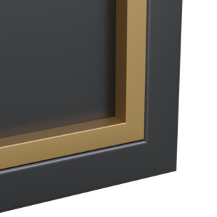 Barre décorative en aluminium 0,25 po, L 72 po