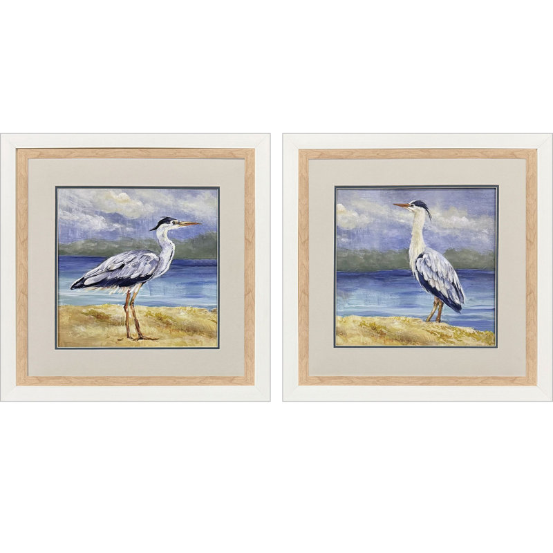 «Heron by the Sea», art encadré