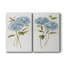 Petite toile d'hortensia bleue I-Premium avec toile tendue - prête à être accrochée-1320432680