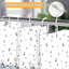 Rideau de douche avec crochets inclus