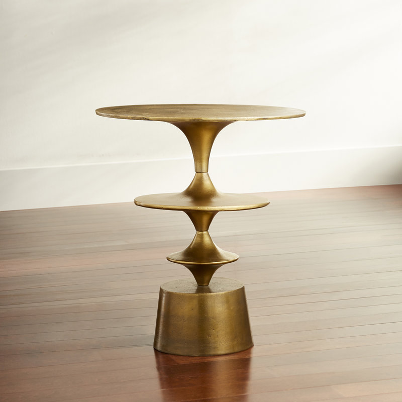 Eros Aluminum Top End Table