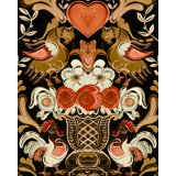 Tyrol Apres-Ski Home Floral Wallpaper Roll