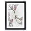 Pink Floral Flowers in Abstract - Picture Frame Graphic Art Print-55768758-55768753