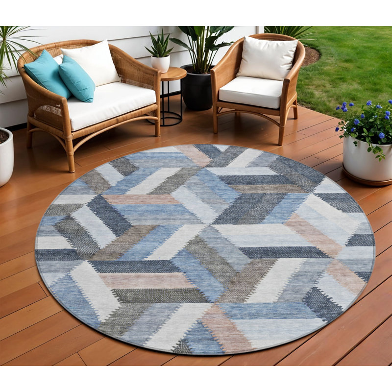 Tapis rond 8 po
