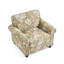 Fauteuil rembourré en mélange de coton-736640153