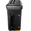 Rangement imperméable pour lit de camion ABS, 6,6 gallons, couvercle verrouillable, compatible avec 1500 2019 - 2021, côté conducteur, noir, boîte de rangement pour gants de protection, roue à compartiments multiples pour l'organisation