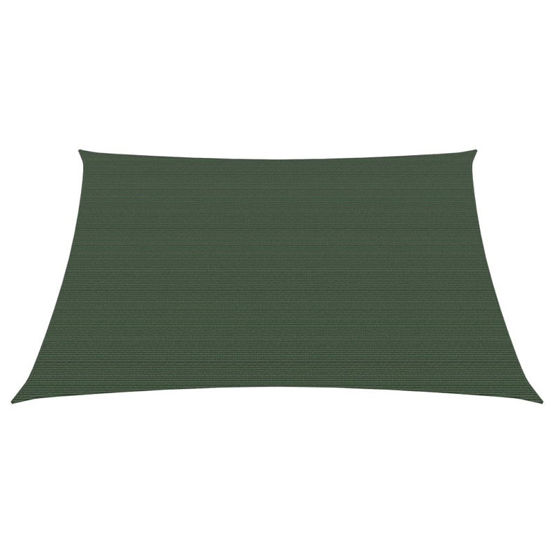 Flodin 2.5m x 2.5m Square Shade Sail, Dark Green