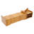 Solid Wood Desk Organizer Set Computer Monitor Stand with Lockable Drawer
