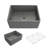 24'' L Fireclay Kitchen Sink-61604845