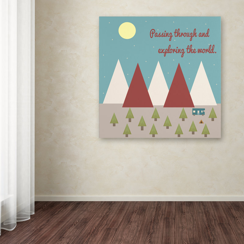 « passing through », art sur toile, H 14 po x l 14 po