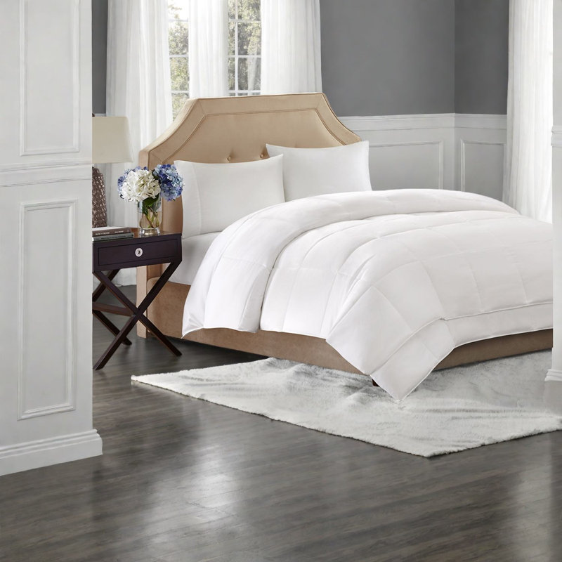 Édredon toutes saisons pour lit simple en polyester 2 en 1