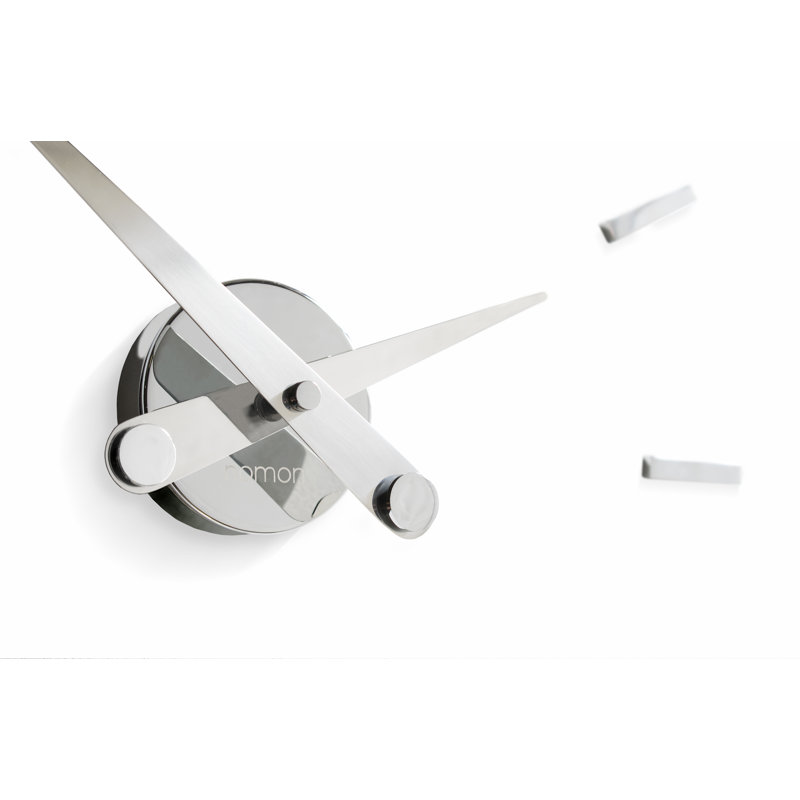 Horloge murale 19,685 "Poncos Suspensivos, Chrome